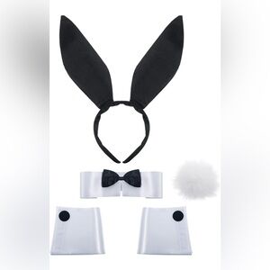 Black and White Bunny Costume Set